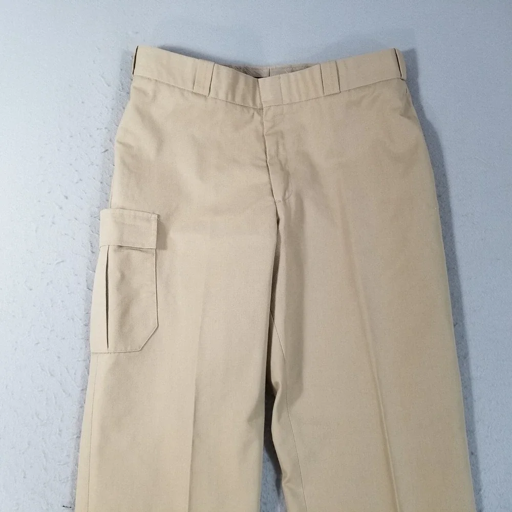 US Navy Flying Cross khaki chino pants men's 38x34 beige uniform military cargo